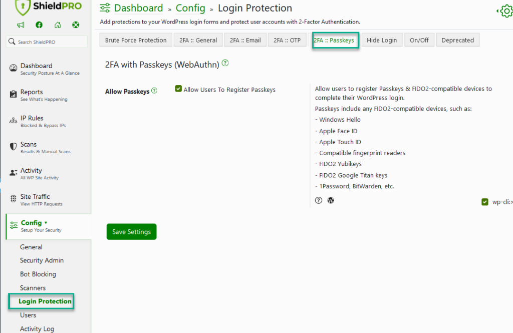 How to allow users to register U2F devices to complete their login